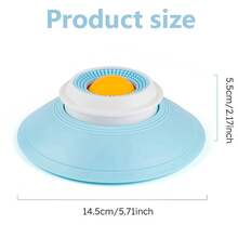 Pet Lick Bowl Slow Feeder With Rotating Lick Ball, Non-Slip Suction Calming Toy For Dogs Cats - 100ml - View 2