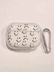 1pc Black Smiling Face Pendant Earphone Protective Case, Soft Cover Compatible With Apple 1/2, 3/Pro/Pro2 - Multicolor - View 8