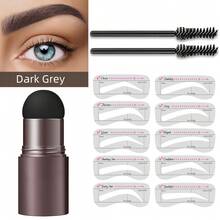 Eyebrow Stamp And Eyebrow Stencil Kit, With Eyebrow Brush One Step Eyebrow Stamp Shaping Kit With 10 Reusable Eyebrow Stencils - Eyebrow Stamp - View 10