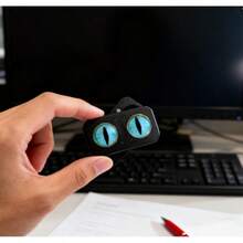 Premium Metal Fidget Toy With Cat Eye Design - Reversible Slider Stress Relief Toy For Adults, Portable EDC Fidget Gadget For Anxiety Relief, Focus Improvement, And Office Desk Decompression, Unique Alternative With Smooth Tactile Feedback, Perfect For Stress Management And Sensory Play - متعدد الألوان - مشاهدة 6