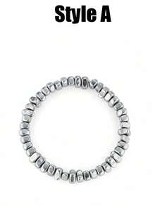 Xiacheng 1/5 件装朋克手链，摇滚风 emo 手链，嘻哈铆钉手链，哥特手链，朋克铆钉手链，另类摇滚手链，朋克手链，男女通用 - 黑色 - 查看 6