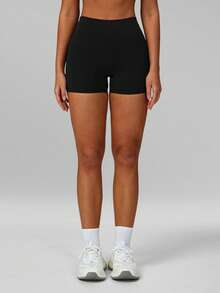 Short slim femme MFVIM, short de compression taille haute, short de yoga respirant et confortable pour l'entraînement, la course, le fitness, convient pour les déplacements quotidiens, l'extérieur, le jogging, le cyclisme, le yoga, le pilates, la salle de gym - Noir - Voir 10
