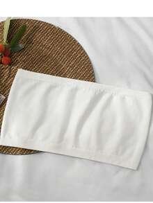 1pc Women Anti-Slip Strapless Seamless Camisole Tube Top, Invisible Chest Coverage, Breathable Undershirt With Fake Collar - Multicolor - View 5