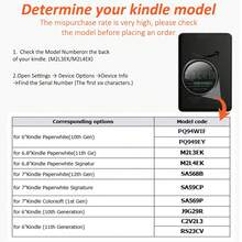 Abstract Wave-Ripple Pattern Protective Case - Ideal For Minimalist Lovers And Those Seeking A Modern Style. This Flip Case Features An Automatic Sleep/Wake Function And Is Compatible With Kindle Models.Compatible With Kindle Paperwhite 10th Generation 2018, Kindle Paperwhite 11th Generation 2021, Kindle Paperwhite 12th Generation 2024, And Kindle 10th Generation 2019 - Multicolor - View 8