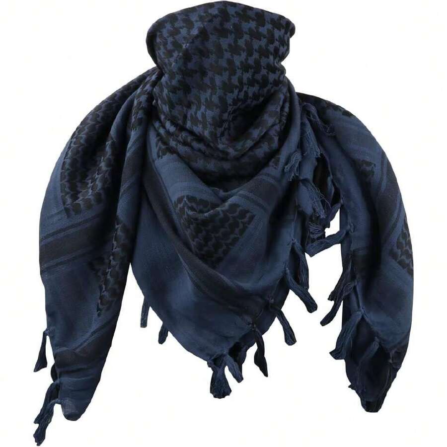 Military Shemagh - Tactical Cotton Arabic Keffiyeh Scarf - Tactical Head And Neck Scarf For Men And Women, 43372743 - 紫丁香色 - 查看 1