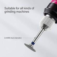 1/2pcs Ablinsite Diamond Nail Drill Bits - T-Shaped Bits Suitable For Acrylic Nails, Home And Salon Manicure & Pedicure Tools, Hypoallergenic - Multicolor - View 4