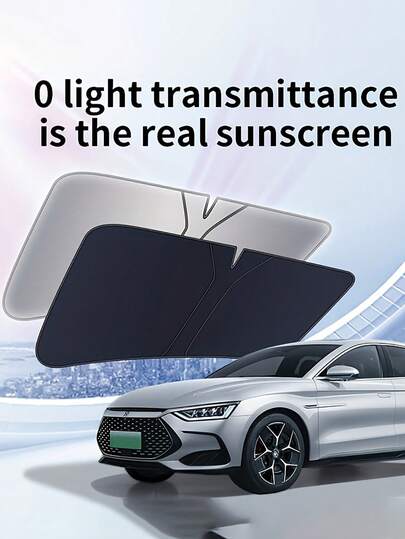 Parasol para parabrisas delantero del automóvil - Aislamiento térmico y protección UV, accesorio interior del automóvil, diseño con ranura, plegable para un almacenamiento fácil, adecuado para la mayoría de los vehículos, cortina parasol, parasol para automóvil, bloqueador de sol para parabrisas delantero, equipo parasol, cubierta parasol para parabrisas de automóvil, sombrilla solar pequeña para automóvil, regalo de Navidad, Halloween, Día de San Valentín, Acción de Gracias