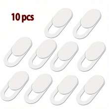Solid Color Black Alloy Lens Protector 6pcs/10pcs Metal Camera Lens Cover Phone Computer Privacy Protection Cover Photography Webcam Privacy Shield Mother's Day Gift - Multicolor - View 13