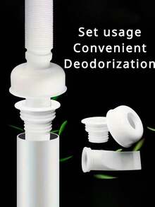 排水塞 - 洗衣机排水管密封圈，防堵塞、防异味、密封性好，适用于40-50mm PVC管道，可用于浴室、厨房和洗衣房 - 安装简便，排水管保护器，材质柔韧，适用于家庭维修和厨房管道安装。 - 彩色 - 查看 5