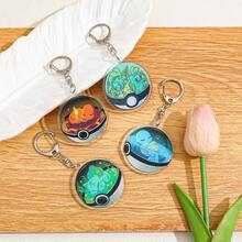 pocket monsters 1 chiếc/4 chiếc móc khóa acrylic Pokémon, móc khóa hoạt hình anime, phụ kiện balo - SS0087 - Xem 5