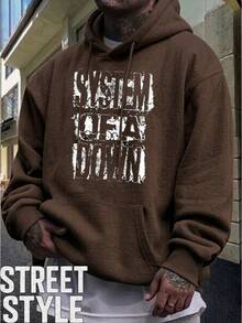 Rock Nu Metal Band Sweatshirt System Of A Down SOAD International Music Unisex Men's Women's 100% Cotton Top Premium Streetwear New Release Immediate Shipping Various Colors!! - 鏽棕色 - 查看 1