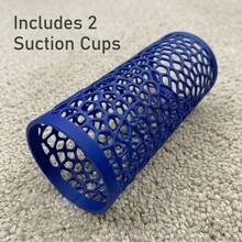 Betta Fish Tunnel With Suction Cup, Glass Aquarium Mesh Resting Pipe Cave, Also Suitable As Hiding Place For Small Reptiles - A - View 18