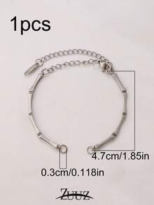 1件不锈钢竹节半手镯 DIY手镯首饰制作材料 手镯底座 手镯手工材料 配件 零件 - 1件#手鐲 - 查看 12