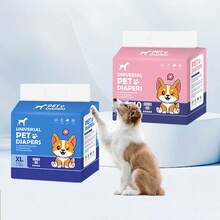 Dog Diapers, Pet Diapers, Absorbent Pet Menstrual Pants, Breathable Disposable Dog Underwear, Dedicated Pee Pads - Multicolor - View 7