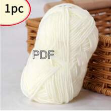 EDCUEBE7 5件套纱线套装，每件约24克，混合颜色，柔软舒适，长度适合钩编。这款多功能纱线非常适合钩编包袋、服装和地毯等项目，是情人节的理想DIY礼物（例如包袋和蕾丝包）。 - 彩色 - 查看 23