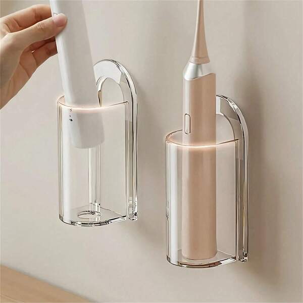 2 Giá đỡ bàn chải đánh răng điện tự dính, giá treo tường phòng tắm, không cần nguồn điện, dễ lắp đặt, thích hợp làm quà tặng Giáng sinh/Halloween và trang trí nhà cửa phòng tắm, trang trí mùa thu, trang trí tựu trường.