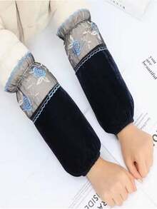 1 对天鹅绒保护套，长款防护套，适用于家庭和办公室，防污 - A - 查看 3