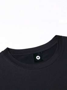 Men's Regular Fit Short Sleeve T-Shirt And Shorts Set, Personality Print Pattern Fashion Casual Outgoing Outfit, Pocket Design Elastic Waist Drawstring Pants, Suitable For Basketball, Fishing, Outdoor Sports, Great Gift For Husband Or Boyfriend,T-Shirt And Shorts Set, Two Piece Set, Casual Set, Summer Outfit, Lounge Set, Short Sleeve Set, Cotton Set, Mens Set,Matching Set, Sport Set, Tracksuit Set, Comfort Set, Daily Outfit, Lounge Wear,Casual Wear,Cotton T-Shirt, Casual Tee, Short Sleeve, Crew Neck, Vintage Tee, Fashion T-Shirt, Loose Fit, Regular Fit,Shorts, Casual Shorts, Summer Shorts, Cotton Shorts, Athletic Shorts, Gym Shorts, Lounge Shorts, Beach Shorts,Daily Shorts,Basketball Outfit - A pair of black shorts - 查看 6