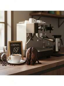 Exquisita taza de café móvil, granos de café lindos, cafetera Moka, mini modelo de chocolate decorativo, adecuado para cafetería, sala de estar, dormitorio, estudio, barra, decoración del hogar, figura decorativa de ambiente casual y elegante, aplicable para todas las ocasiones, Halloween, Día de la Madre, Navidad, Pascua, regalo para amantes del café - Taza - Ver 5