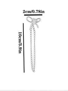 1/2/4pcs Multi Functional Chain Adjustable Lower Hem Anti Drag Floor Fixator, Suitable For Wide Leg Pants, Shortening The Length Of The Clothing Hem, Without Drilling Decoration - Multicolor - View 3