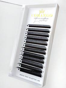 CoMango 12 Rows LC Curl New 2D Volume Lashes 0.07MM Ultra Thin 1D YY Lash Extensions Lightweight Pre-Made Fan Lash Extensions - LC - View 8