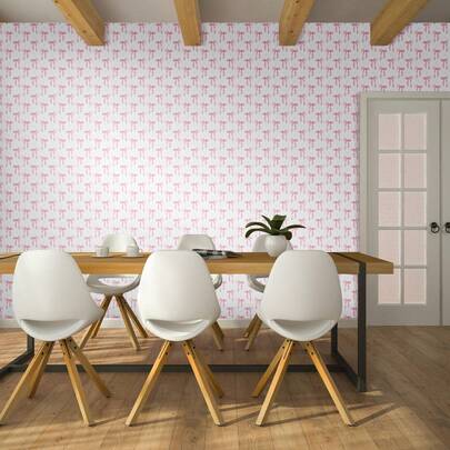 OUTANA 1 Cuộn Giấy Dán Tường Hình Nơ Hồng Dễ Thương, Tự Dính, Có Thể Tháo Rời, Kích Thước 15.8 X 118.1 Inch, Chống Thấm Nước, Chống Ẩm, Dễ Lau Chặt, Giấy Dán Tường Hình Nơ Tự Dính, Có Thể Tháo Rời, Thích Hợp Cho Nhà Ở, Tủ Khóa, Ký Túc Xá, Lớp Học, Phòng Ngủ, Phòng Khách, Văn Phòng.