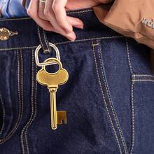 6个弹簧D形环扣，适用于包带、D形环腰带、钥匙链、缝纫腰带 - 6個裝(每個顏色各2個) - 查看 9