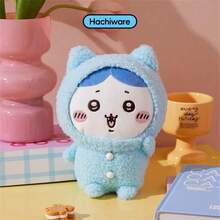 Miniso Chiikawa Pajama Series Standing Posture Plush Toy Chiikawa Usagi Hachiware Rakko Kurimanju Soft Stuffed Doll Cartoon Anime Sofa Pillow Cushion Ornaments Christmas Festival Gift - 彩色 - 查看 4