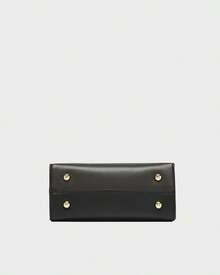 Tote&Carry Women's Y2K Baddie Sassy Letter Print Mini Tote Bag, Vibrant Black PU Leather Crossbody Top Handle Purse, This Is Not A Birkin Ironic Luxury Parody Statement Handbag For Spring Festival Concert Party - màu đen - Xem 6