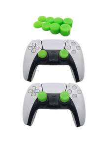 1 Set 5 Controller Cover + 10pcs Joystick Cap, Camouflage Pattern Design, Anti-Slip, Anti-Sweat, Anti-Scratch, Anti-Dust, Enhance Gaming Experience - View 9