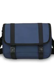 Casual Men's Shoulder Bag, Large Capacity Retro Messenger Bag, Crossbody Backpack - Multicolor - View 17