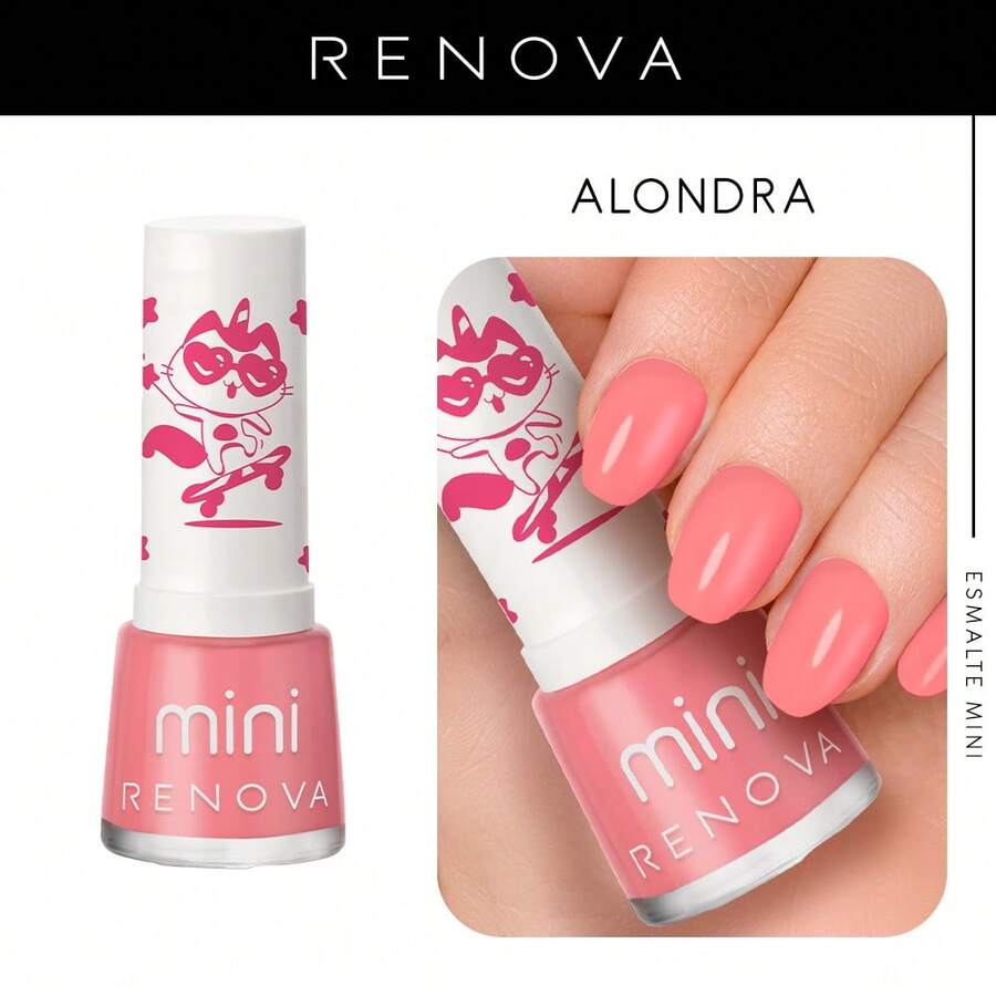 Renova Mini Lark Nail Polish 7.7ml - Baby Pink - View 1