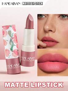 HANDAIYAN Kaleidoscope Lipstick Tube, Moisturizing Matte Lipstick, Velvet Lip Gloss, Easy To Apply, Net Content: 3.8g, Suitable For Halloween, Back To School, Beach Travel, Party, Autumn/Winter, Cosmetics, Makeup, Face Painting, Suitable For Women, Suitable For Winter/Spring, Suitable For Birthday, Valentine's Day, Mother's Day Gifts, Carnival Parties, Best Color Choice For Y2K Fancy Fashion - 03 Punch - 查看 1