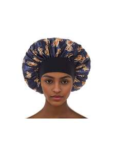 1件装缎面蝴蝶结睡帽 - 柔软不褪色，呵护秀发，适合女孩睡眠，优雅睡衣，温和护发，质地顺滑，时尚睡帽 - A - 查看 15