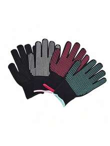 2/1pc Hairstyling Curling Iron, Double-Sided Silicone Bead Curling Comb, Curling Wand, Straightener, Heat Resistant Glove - A - View 1