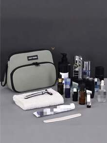 Portable Cosmetic Organizer Bag - Lightweight Travel Toiletry Pouch With Zipper - Machine Washable - Multicolor - View 5