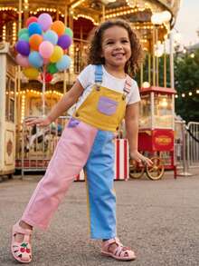 Tween Boys Denim Overalls & Jumpsuits - 白色 - 查看 3