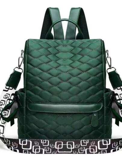 Zaino leggero e ricamato con tasche multiple, portamonete premium da donna, borsa casual antifurto da donna, adatta per studenti universitari, mamme, studenti di scuola elementare/media/superiore, ideale per lo shopping, i viaggi, il lavoro d'ufficio