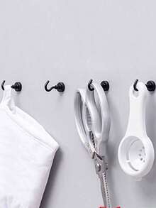 Super Magnetic Hook - Heavy Duty, Wall Mounted, Metal, Painted Finish, Kitchen, Home, Cruise, Office, Garage - Magnetic Hooks - View 6