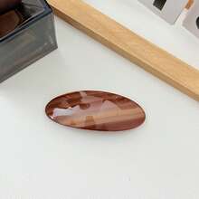 1 pieza/5 piezas/6 piezas Elegantes pasadores de pelo ovalados | Pasadores de pelo minimalistas para mujeres | Accesorios de pelo refinados adecuados para flequillo lateral y peinados de moño bajo | Elegantes pasadores de pelo adecuados para uso diario, oficina y ocasiones casuales | Diseño resistente adecuado para todo tipo de cabello | Moda clásica para elevar los looks diarios - Multicolor - Ver 7