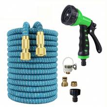 New Expandable Magic Hose Pipe High Pressure Car Wash Hose With Metal Spray Gun Set Outdoor Watering Irrigation Tool Garden Hose - A - View 15