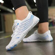 轻便速干赤脚沙滩鞋，适合徒步旅行、登山、冲浪、漂流、钓鱼，男女通用 - 白色 - 查看 5