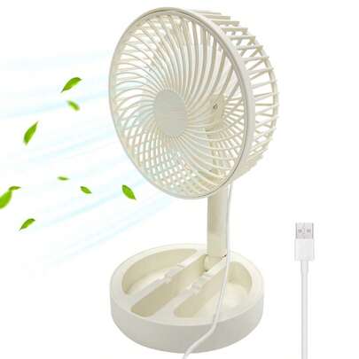 Handgehaltener Mini USB-Ventilator, tragbarer Kühlventilator mit hohem Luftstrom, leiser Betrieb für Büro, Wohnheim, Outdoor-Nutzung