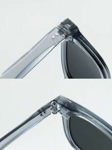 3pcs Men's Rectangular Small Frame High-Quality Personalized Minimalist Fashion Glasses, Suitable For Parties, Travel, Leisure, Beach, And Daily Use - 3pcs - View 5