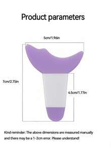 3pcs Eyeshadow Stencil, Crescent Moon Shaped Eyeliner Stencil, Silicone Lash Separator, Makeup Tools - Multicolor - View 12