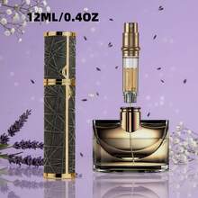 Refillable Leather Bottom Luxury Travel Perfume Atomizer, Portable Mini Cologne Spray Bottle - Multicolor - View 68