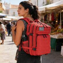 SEYATULLH 45L Tactical Backpack Large Capacity Women Men Daypack Hiking Climbing Camping Traveling Outdoor Sports Bag Heavy Duty 3 Days Molle Bag - Multicolor - View 11