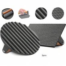 铸铁肉类压榨器，厚条纹煎板，户外烧烤工具 - 方形 - 查看 5
