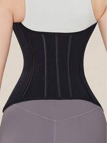 1pc Women's Waist Cincher Shapewear, Tummy Control And Butt Lifting Waist Belt, Suitable For Multiple Occasions - Black - View 2