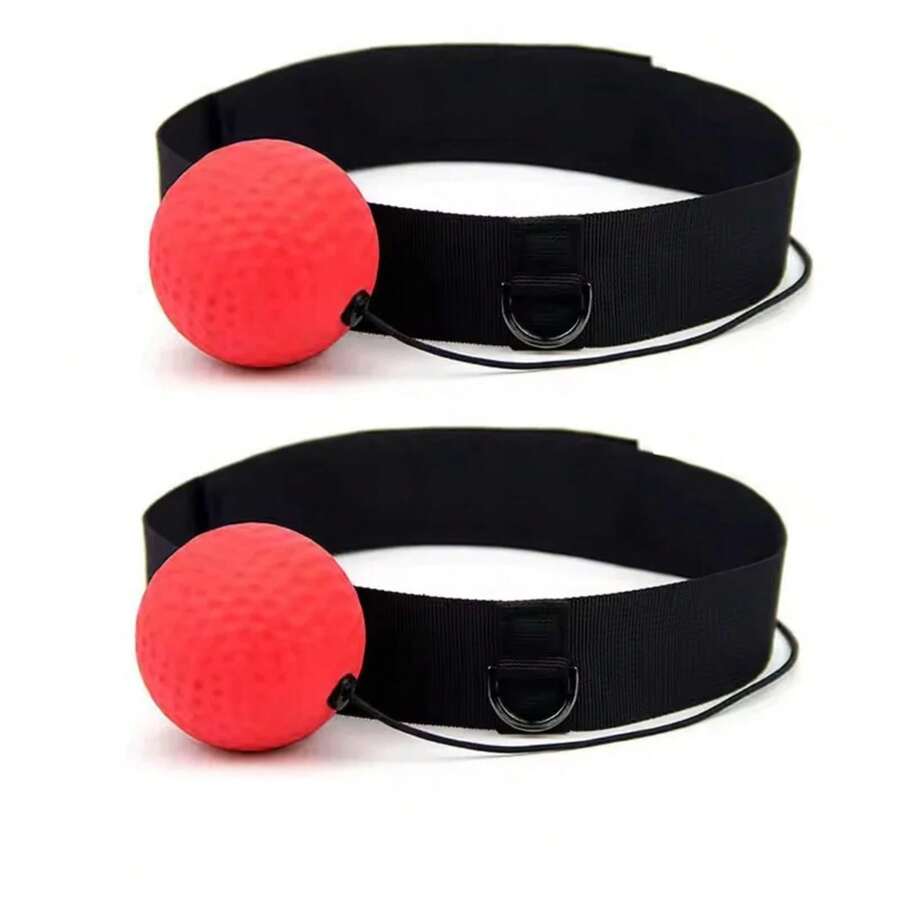 Kids Boxing Training Ball, Single Play With Headband, Parent-Child Interaction, Boxing Reflex Ball For Reaction Punching RQDF - 2 Sets Of Boxing Balls - View 1